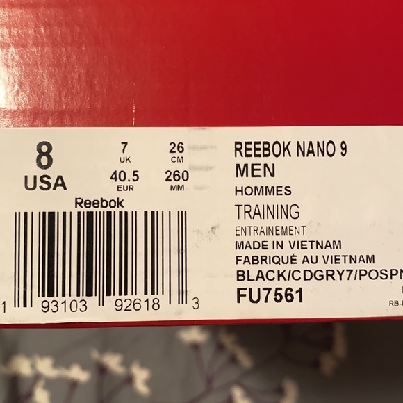 Men Reebok Nano 9 training shoes - Picture 3 of 3